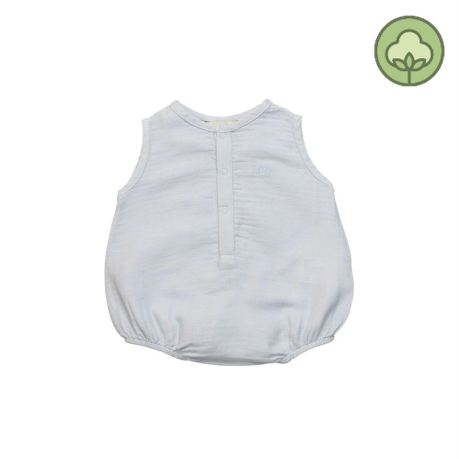 The New Society The New Society Bob Baby Romper Light Blue Romper