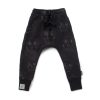 Nununu World Nununu World Scribbled Skulls Baggy Pants Black Pants