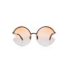 Sons + Daughters Eyewear Sons + Daughters Eyewear Happy Dawn Orange Sunglasses Sunglasses