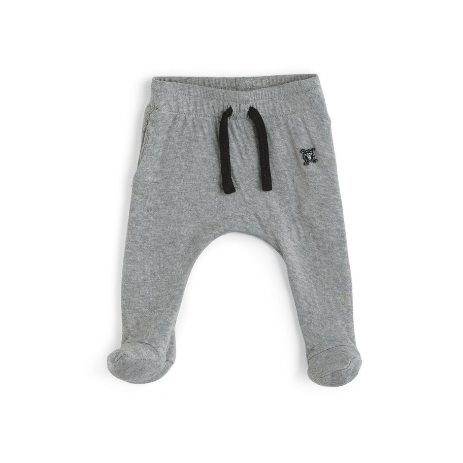 Nununu World Nununu World Baby Soft Footed Baggy Pants Grey Pants