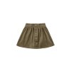 Rylee And Cru Rylee And Cru Button Front Mini Skirt Olive Skirts