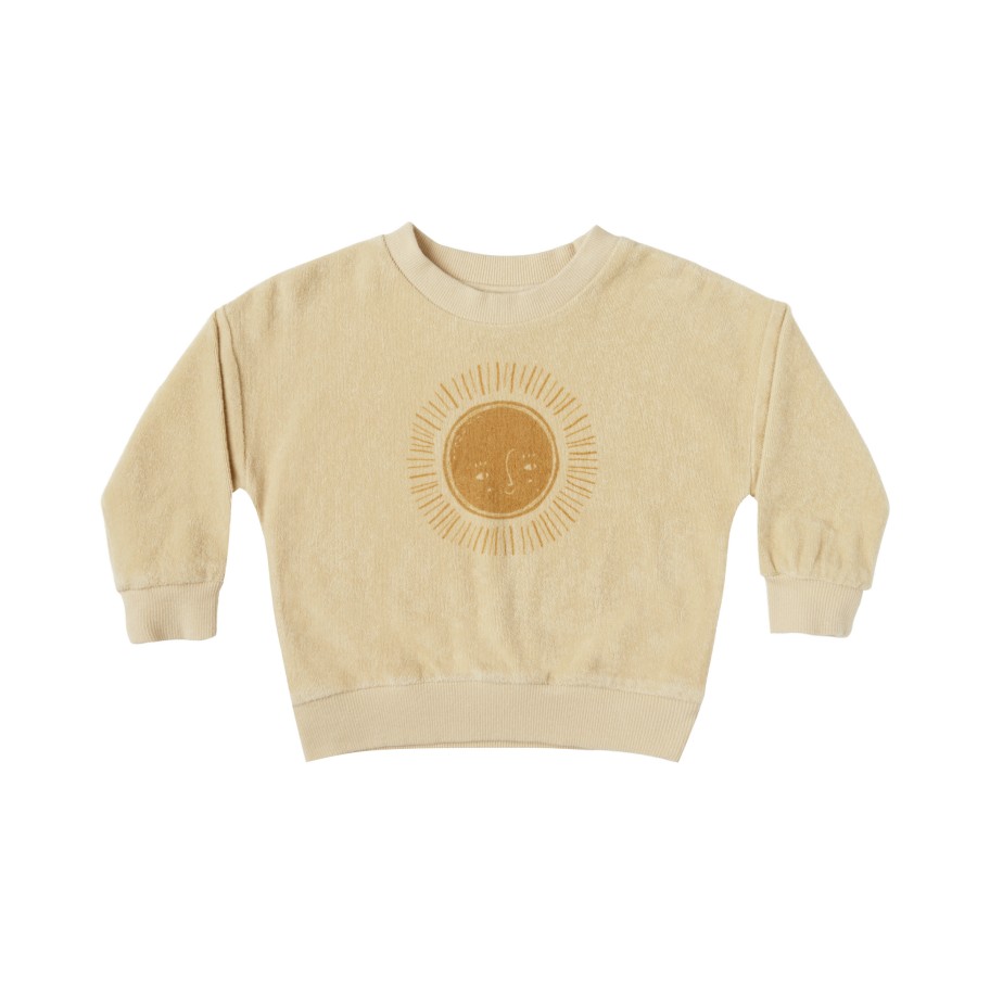 Rylee And Cru Rylee + Cru Terry Crewneck Sun Pullover Sweatshirts