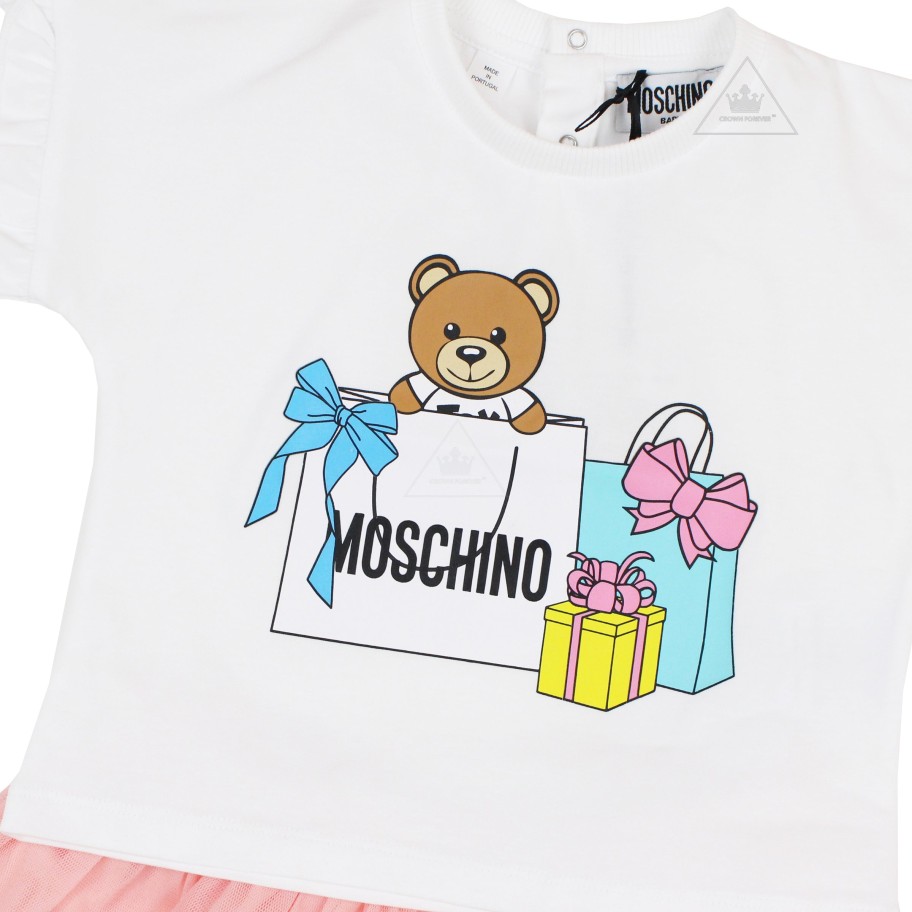 Moschino Moschino Baby Girl Bear T Shirt And Skirt Set Sets