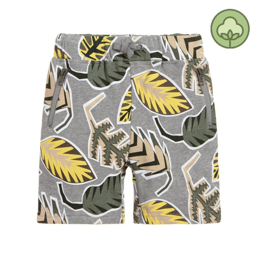 Stella McCarney Kids Stella Mccartney Kids Boys Palm Leaf Fleece Shorts Shorts