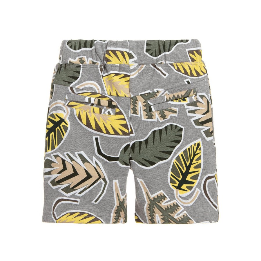 Stella McCarney Kids Stella Mccartney Kids Boys Palm Leaf Fleece Shorts Shorts