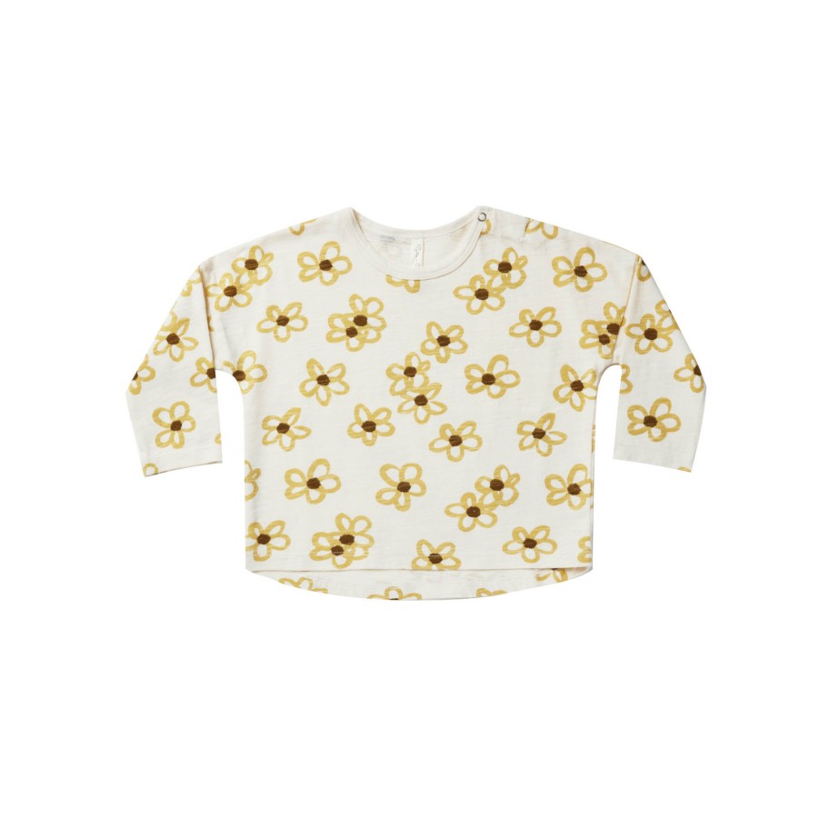 Rylee And Cru Rylee + Cru Baby Long Sleeve Tee Daisy Shirt