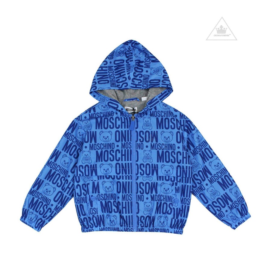 Moschino Moschino Kids Teddy Bear All Over Print Jacket Jackets