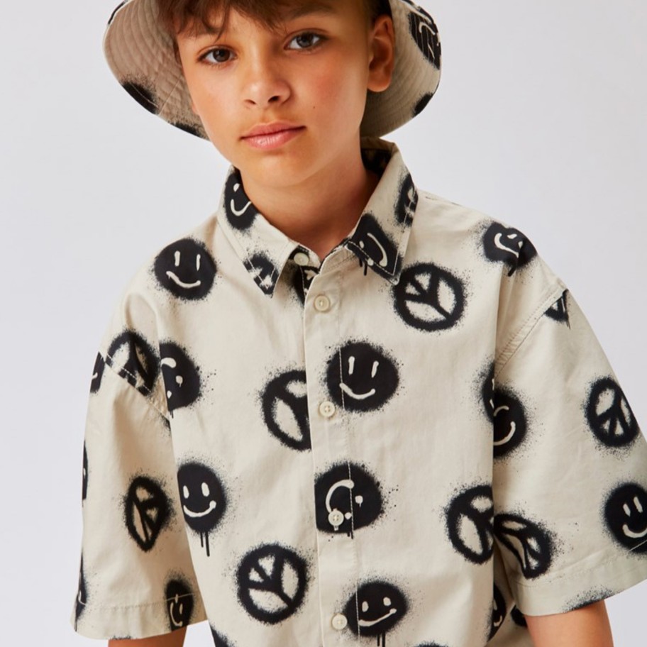 Molo Kids Molo Kids Richie Peace Smile Shirt Shirts