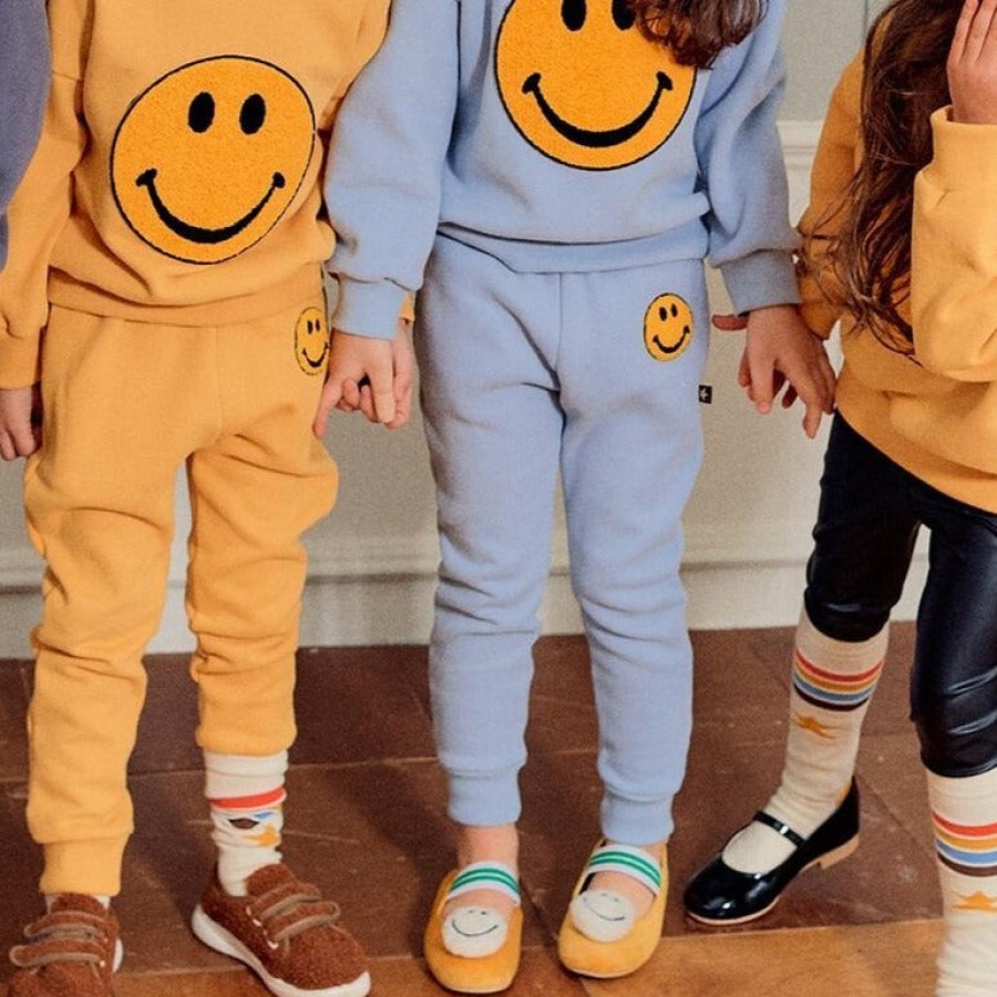 Petite Hailey Petite Hailey Smile Sweatpants Yellow Pants