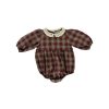 Bebe Organic Bebe Organic Eleanor Romper Vintage Checks Romper