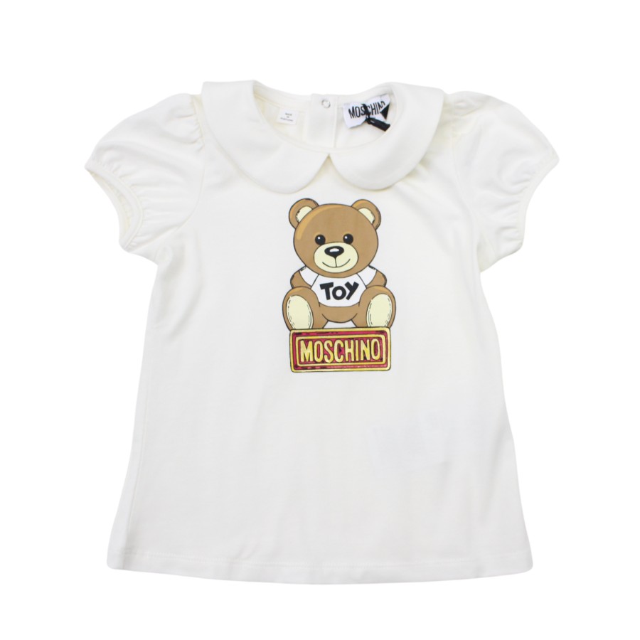 Moschino Moschino Baby Girls T-Shirt Off White Shirt