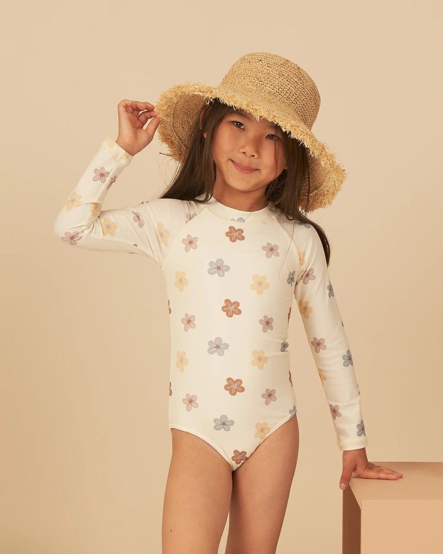 Rylee And Cru Rylee + Cru Delphine Rash Guard One-Piece || Leilani New