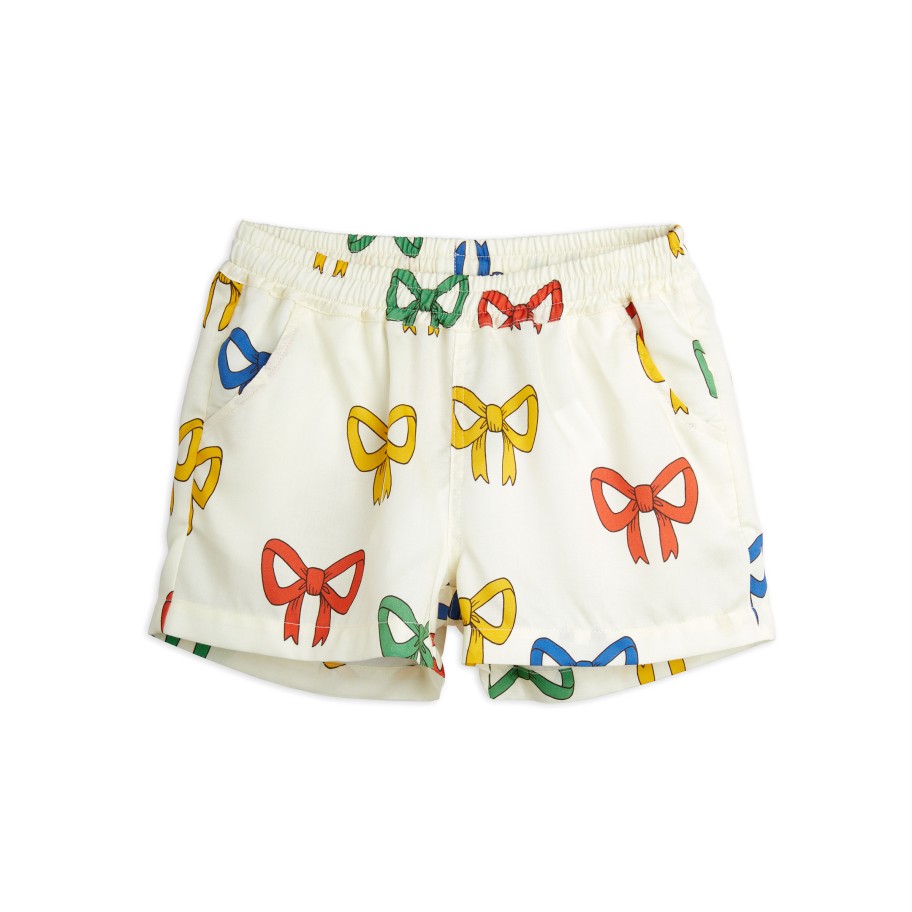 Mini Rodini Mini Rodini Bow Aop Woven Shirt Shorts