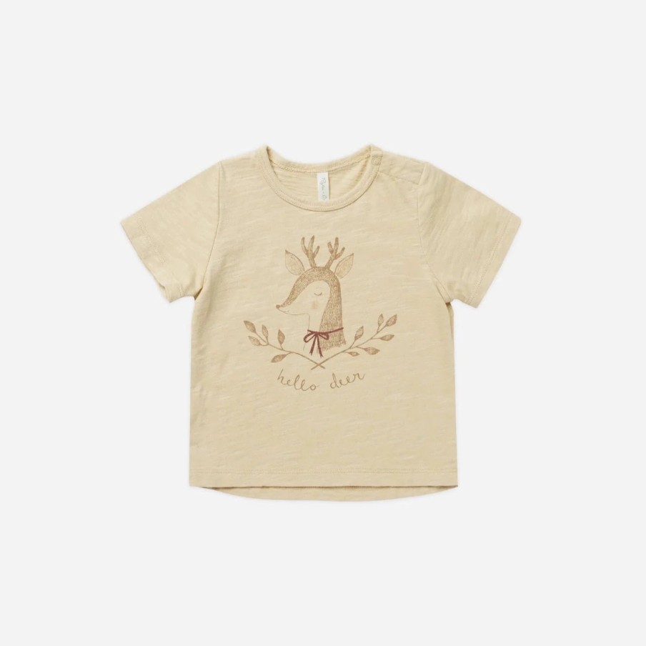 Rylee And Cru Rylee + Cru Basic Tee || Hello Deer Shirt