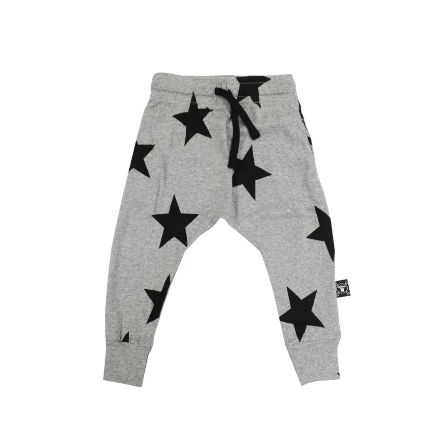 Nununu World Nununu World Light Star Baggy Pants Heather Grey Pants