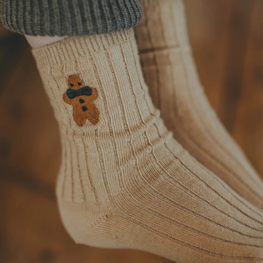 Donsje Donsje Lala Socks | Gingerbread | Biscuit Socks