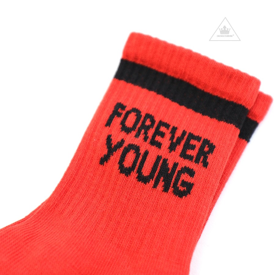 Mini Rodini Mini Rodini Forever Young Socks Red Socks