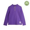 Mini Rodini Mini Rodini Rib Long Sleeve Zip Tee Shirts