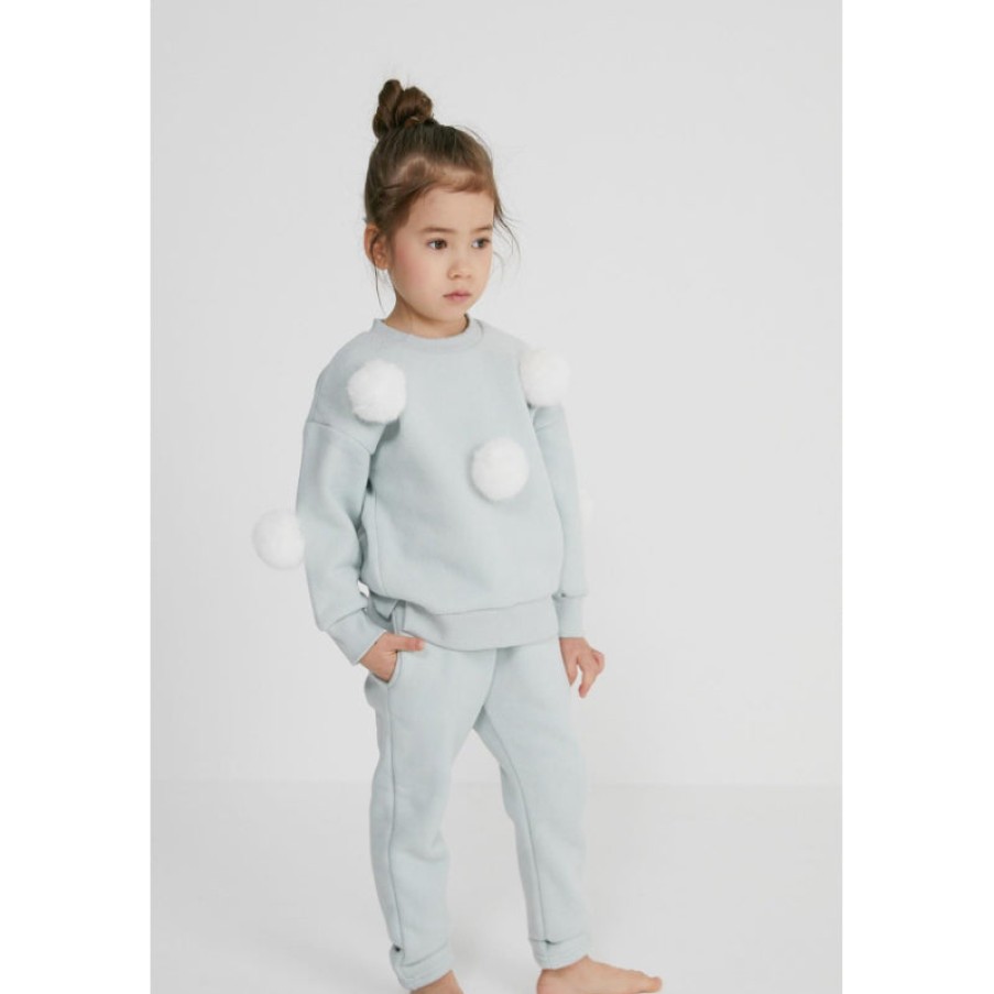 Petite Hailey Petite Hailey Pompom Sweatshirts Mint * Final Sale Sweatshirts