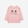 Bobo Choses Bobo Choses Smiling Cat Long Sleeve T Shirt Shirt