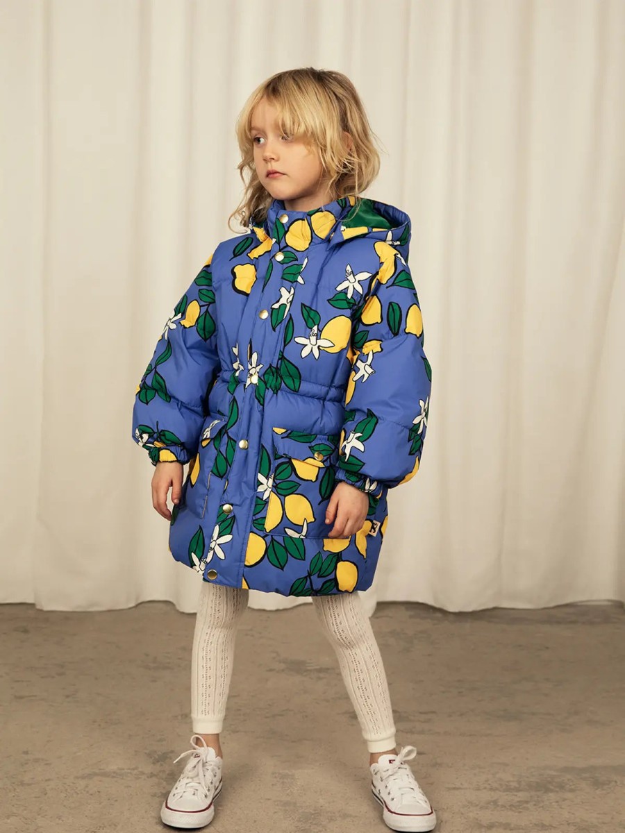 Mini Rodini Mini Rodini Lemons Aop Heavy Puffer Jacket Jackets