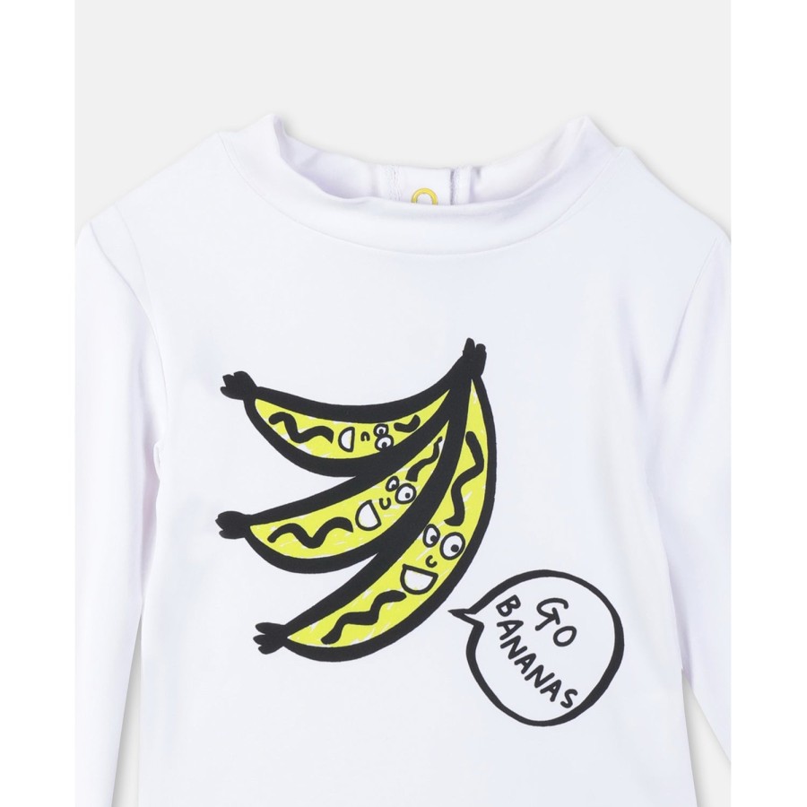 Stella McCarney Kids Stella Mccartney Kids Go Bananas Swim Top Beach