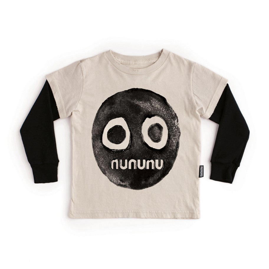 Nununu World Nununu World Smile Print T-Shirt Natural Shirts