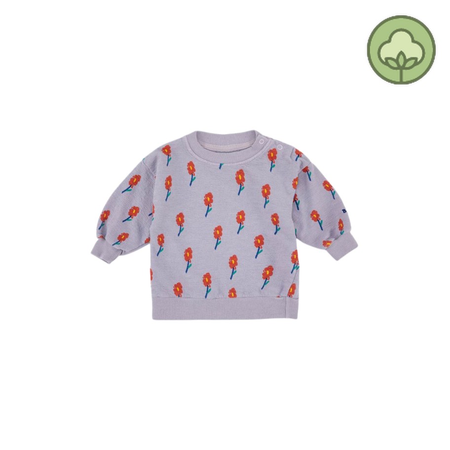 Bobo Choses Bobo Choses Baby Flowers All Over Sweatshirt Sweatshirts