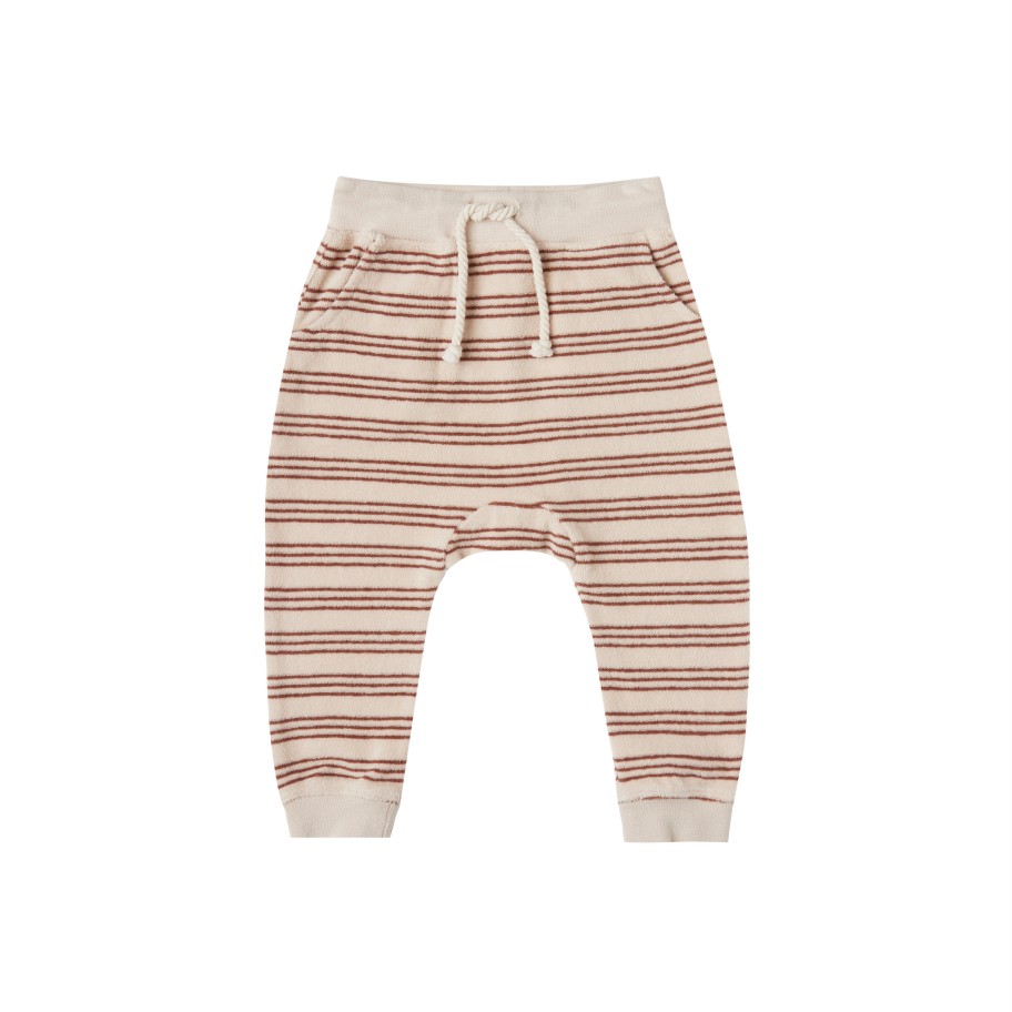 Rylee And Cru Rylee + Cru Terry Amber Stripe Sweatpants Pants