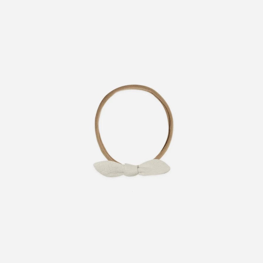 Quincy Mae Quincy Mae Little Knot Headband || Ivory Hats