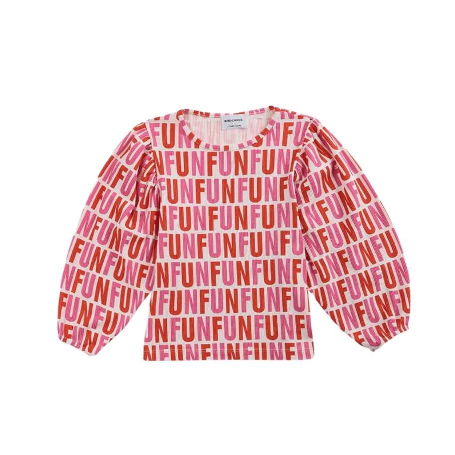 Bobo Choses Bobo Choses Fun Collection Fun Allover Girl T-Shirt Shirts