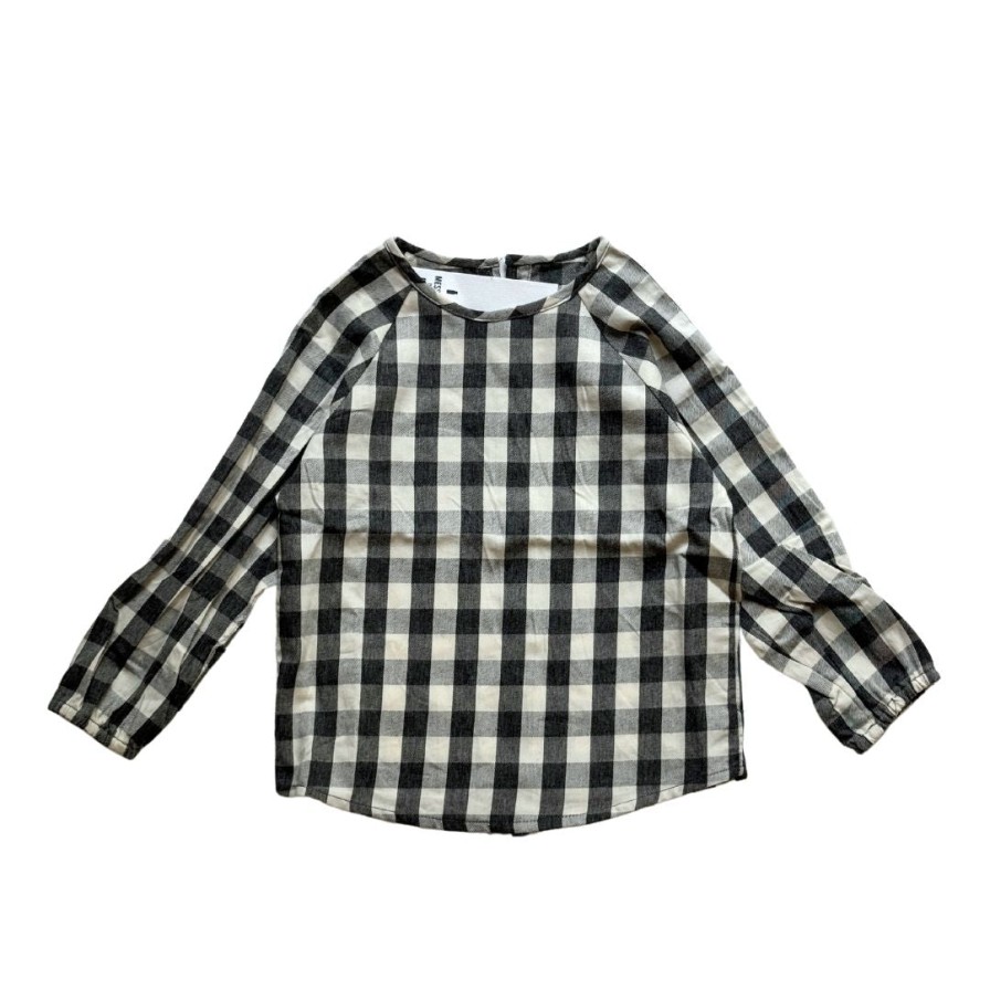 Message In The Bottle Message In The Bottle Check Blouse Blouses