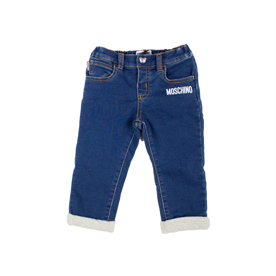 Moschino Moschino Kids Baby Soft Pant With Patch Logo Pants