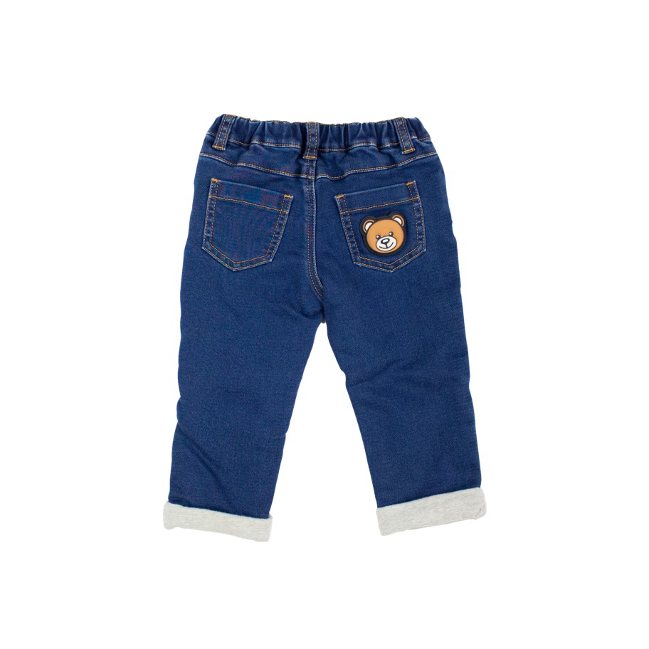 Moschino Moschino Kids Baby Soft Pant With Patch Logo Pants