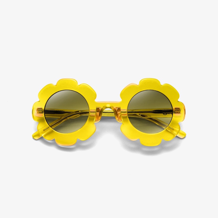 Sons + Daughters Eyewear Sons + Daughters Eyewear Pixie Sunglasses- Lemon Jelly Sunglasses