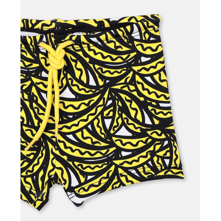 Stella McCarney Kids Stella Mccartney Kids Bananas Swim Shorts Beach