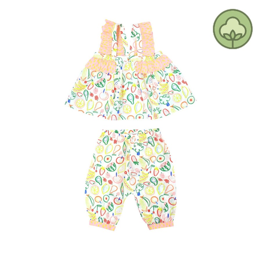 Stella McCarney Kids Stella Mccartney Kids Baby Girls Small Fruit Woven Set Sets