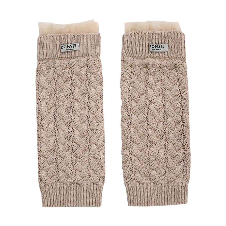 Donsje Donsje Ilotu Leg Warmers Soft Sand Socks