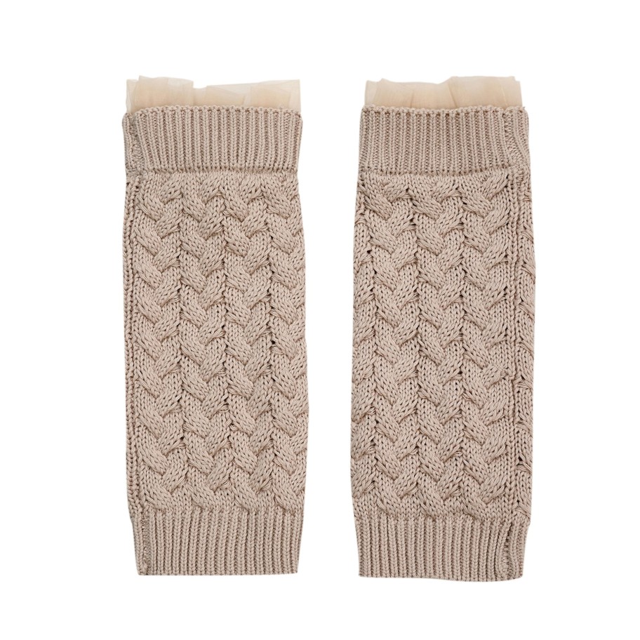 Donsje Donsje Ilotu Leg Warmers Soft Sand Socks