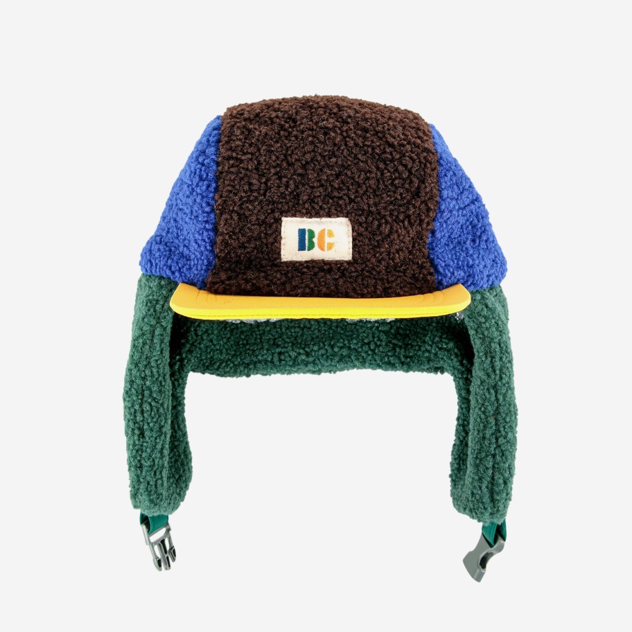 Bobo Choses Bobo Choses Color Block Sheepskin Hat Hats