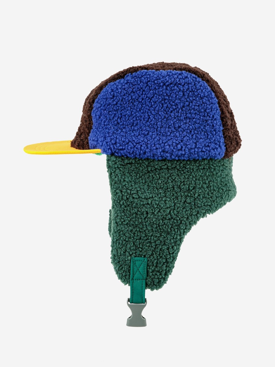 Bobo Choses Bobo Choses Color Block Sheepskin Hat Hats