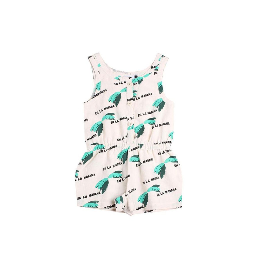 Wynken Wynken Palm Trees Playsuit Overalls