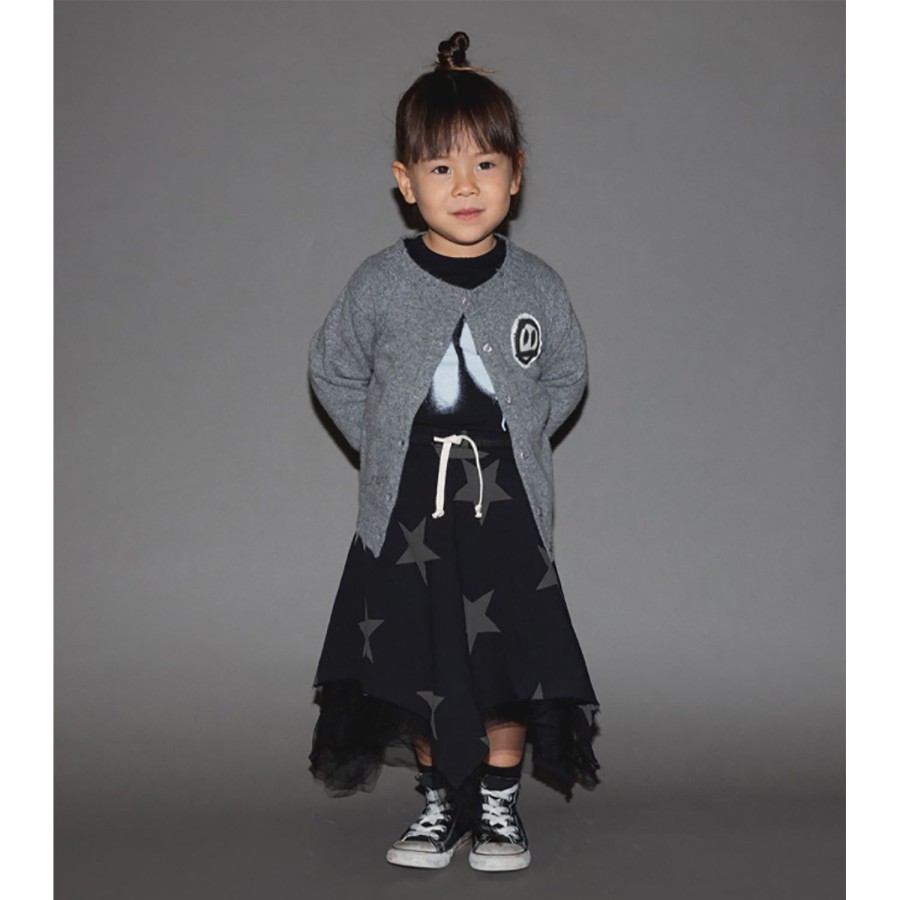 Nununu World Nununu World Voile Star Flowy Skirt Black Skirts