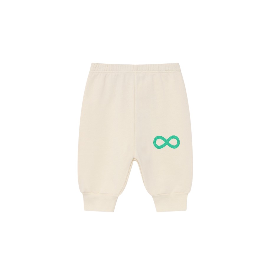 The Animals Observatory The Animals Observatory White Infinite Dromedary Baby Pant Pants