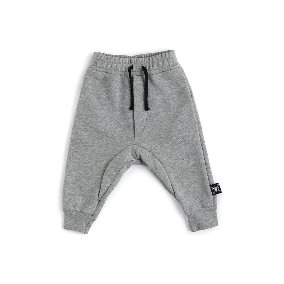 Nununu World Nununu World Baby Soft Skulls Baggy Pants Grey Pants