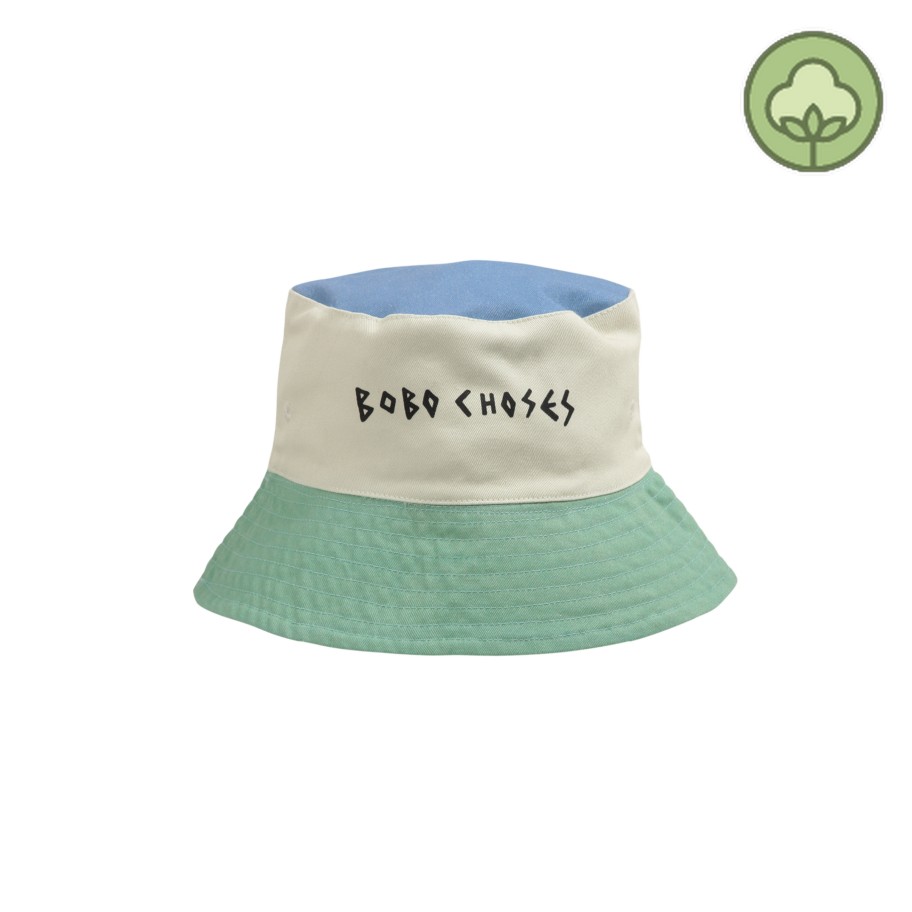 Bobo Choses Bobo Choses Striped Reversible Fisherman Cap Hats