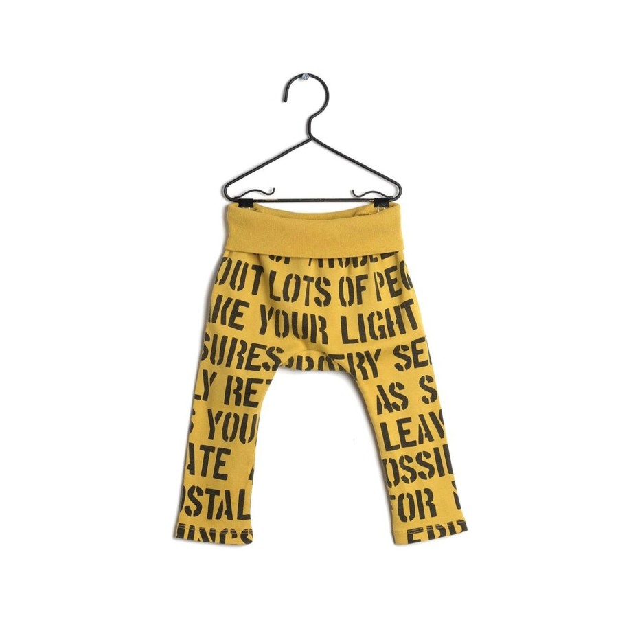 Wolf and Rita Wolf And Rita Joao Yellow Alphabet Soup Baby Pants * Final Sale Pants