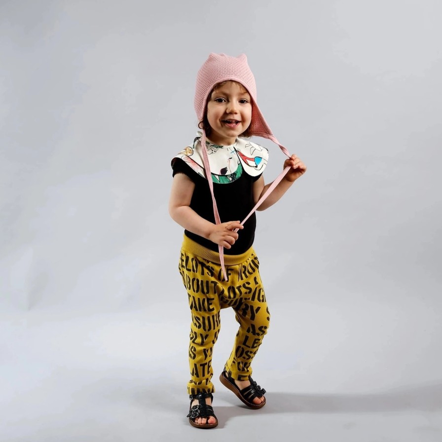 Wolf and Rita Wolf And Rita Joao Yellow Alphabet Soup Baby Pants * Final Sale Pants