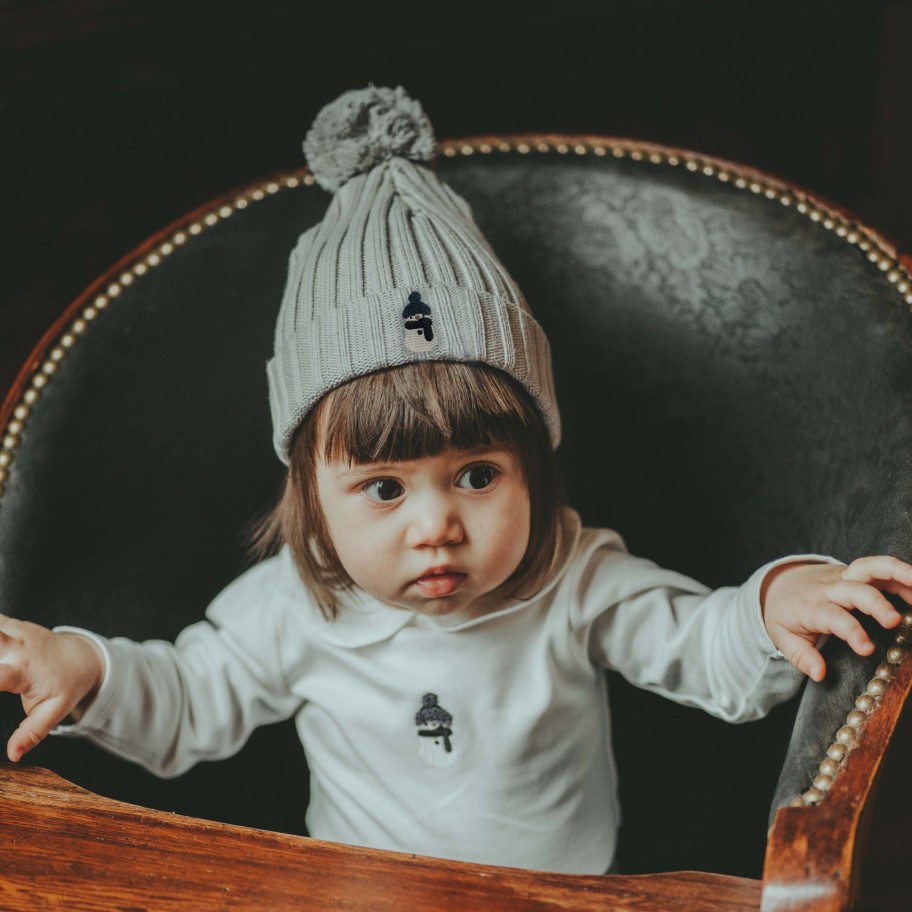 Donsje Donsje Gissa Hat | Snowman | Soft Grey Hats