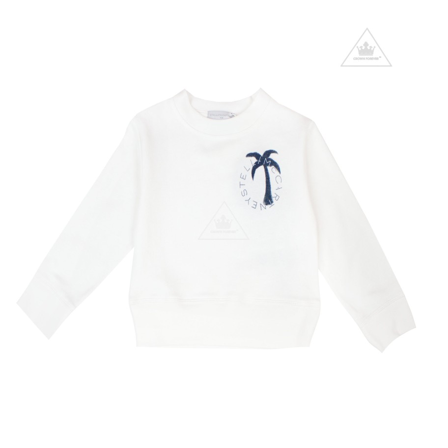 Stella McCarney Kids Stella Mccartney Kids Organic Cotton Palm Sweatshirt Sweatshirts